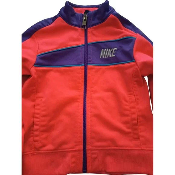 Kids Nike Jacket Retro Vibes Neon Nike Track Jacket” - Picture 6 of 8